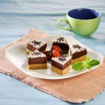 Cara membuat CAKE COKELAT LAPIS KOPI - Resep Masakan Rumahan