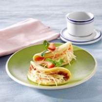 Cara membuat PANCAKE KEJU STROBERI - Resep Masakan Rumahan