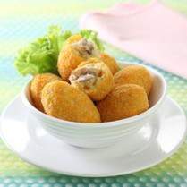 Cara membuat KROKET AYAM JAMUR - Resep Masakan Rumahan