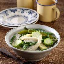 Cara membuat SAYUR AIR CENDAWAN PUTIH - Resep Masakan Rumahan