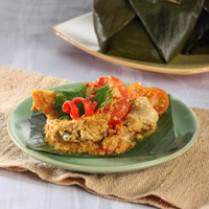 Cara membuat PEPES AYAM MERAH - Resep Masakan Rumahan