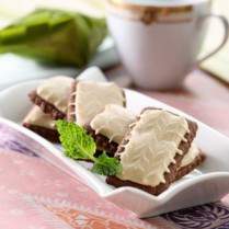 Cara membuat KUE KERING ALMON COKELAT LAPIS BERGLASUR - Resep Masakan Rumahan