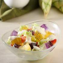 Cara membuat JELLY SALAD WITH CHEESE SAUCE - Resep Masakan Rumahan