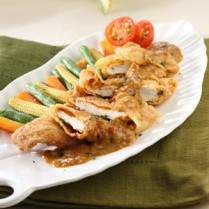 Cara membuat AYAM GORENG PEDAS SAUS RENDANG - Resep Masakan Rumahan