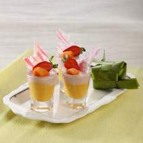 Cara membuat MANGO AND STRAWBERRY MOUSSE - Resep Masakan Rumahan