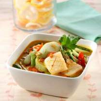 Cara membuat LONTONG KUAH CUMI - Resep Masakan Rumahan