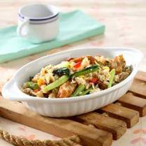 Cara membuat NASI GORENG OTAK-OTAK - Resep Masakan Rumahan