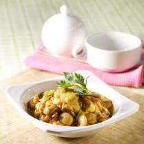 Cara membuat AYAM KUNING MASAK JAMUR - Resep Masakan Rumahan