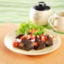 Cara membuat DAGING SIRAM CABAI MENTAH - Resep Masakan Rumahan