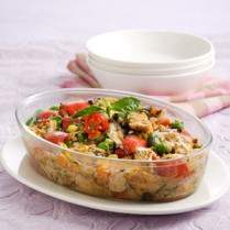 Cara membuat BASIL CHICKEN AND VEGETABLE BAKED - Resep Masakan Rumahan