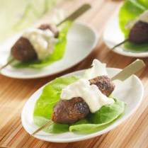 Cara membuat SATE PENTUL DAGING SAUS YOGHURT - Resep Masakan Rumahan