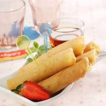 Cara membuat PANCAKE GULUNG KEJU - Resep Masakan Rumahan