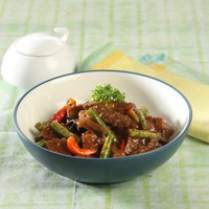 Cara membuat DAGING MASAK SAUS - Resep Masakan Rumahan