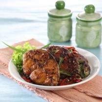 Cara membuat TENGGIRI MASAK PANDAN - Resep Masakan Rumahan