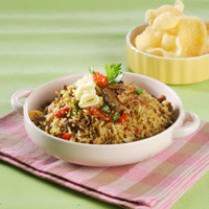 Cara membuat NASI GORENG RENDANG TELUR - Resep Masakan Rumahan