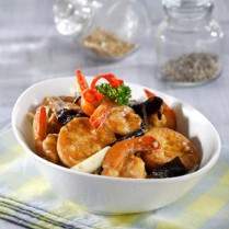 Resep UDANG TUMIS EGG TOFU