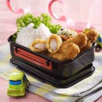 Cara membuat BENTO CHICKEN KATSU - Resep Masakan Rumahan