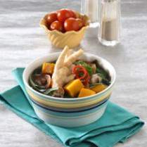 Cara membuat SAYUR BAYAM KAKI AYAM - Resep Masakan Rumahan