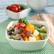 Cara membuat SUP SAYUR KOMPLET BOLA-BOLA DAGING - Resep Masakan Rumahan
