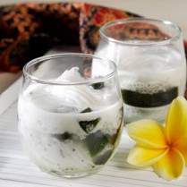 Cara membuat ES KELAPA CINCAU HIJAU - Resep Masakan Rumahan