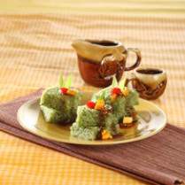 Cara membuat KETAN PANDAN KINCA - Resep Masakan Rumahan