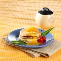 Cara membuat PANCAKE KENARI SAUS JERUK - Resep Masakan Rumahan