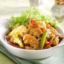 Cara membuat KEMBANG KOL JAMUR SECHUAN - Resep Masakan Rumahan