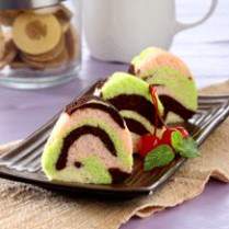 Cara membuat BOLU KUKUS PELANGI - Resep Masakan Rumahan