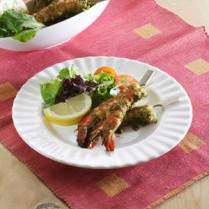 Cara membuat SKEWER PRAWN WITH GREEN CHILI - Resep Masakan Rumahan