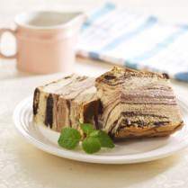 Cara membuat COTTON CAKE KOPI MARBLE - Resep Masakan Rumahan