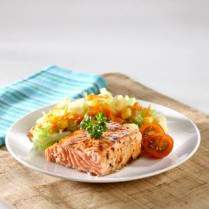 Cara membuat GRILL SALMON WITH SALAD - Resep Masakan Rumahan