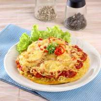 Cara membuat PIZZA MI - Resep Masakan Rumahan