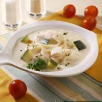 Cara membuat FISH AND GARLIC CREAM SOUP - Resep Masakan Rumahan