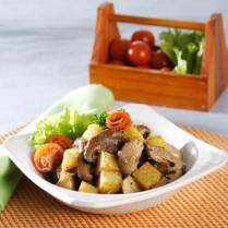 Cara membuat TUMIS KENTANG JAMUR - Resep Masakan Rumahan