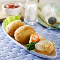 Cara membuat TELUR ISI GORENG TEPUNG - Resep Masakan Rumahan