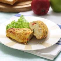 Cara membuat OMELET WITH SMOKED CHICKEN - Resep Masakan Rumahan