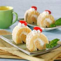 Cara membuat BOLU GULUNG ORANGE VANILA - Resep Masakan Rumahan