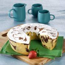 Cara membuat MARMER CAKE KACANG COKELAT - Resep Masakan Rumahan