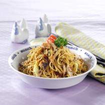 Cara membuat MI GORENG IKAN DAUN JERUK - Resep Masakan Rumahan