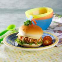Cara membuat CHICKEN CHEESE BURGER - Resep Masakan Rumahan