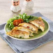 Cara membuat TELUR DADAR TAHU - Resep Masakan Rumahan
