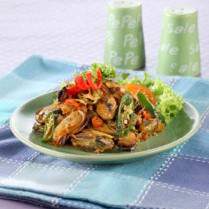 Cara membuat KERANG HIJAU TUMIS CABAI - Resep Masakan Rumahan