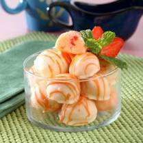 Cara membuat MARBLE ORANGE TRUFFLE - Resep Masakan Rumahan