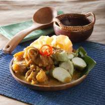Cara membuat LONTONG KIKIL - Resep Masakan Rumahan