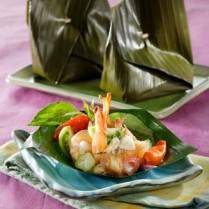 Cara membuat PEPES UDANG BUMBU IRIS - Resep Masakan Rumahan