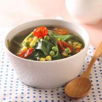 Cara membuat SAYUR BAYAM JAGUNG - Resep Masakan Rumahan