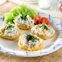 Cara membuat KENTANG BERTOPING SAYURAN - Resep Masakan Rumahan