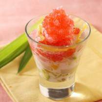 Cara membuat ES BUAH KUAH SANTAN - Resep Masakan Rumahan