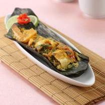 Cara membuat PEPES SEAFOOD DAUN MANGKOKAN - Resep Masakan Rumahan
