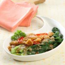 Cara membuat POKCOY SIRAM OTAK OTAK - Resep Masakan Rumahan